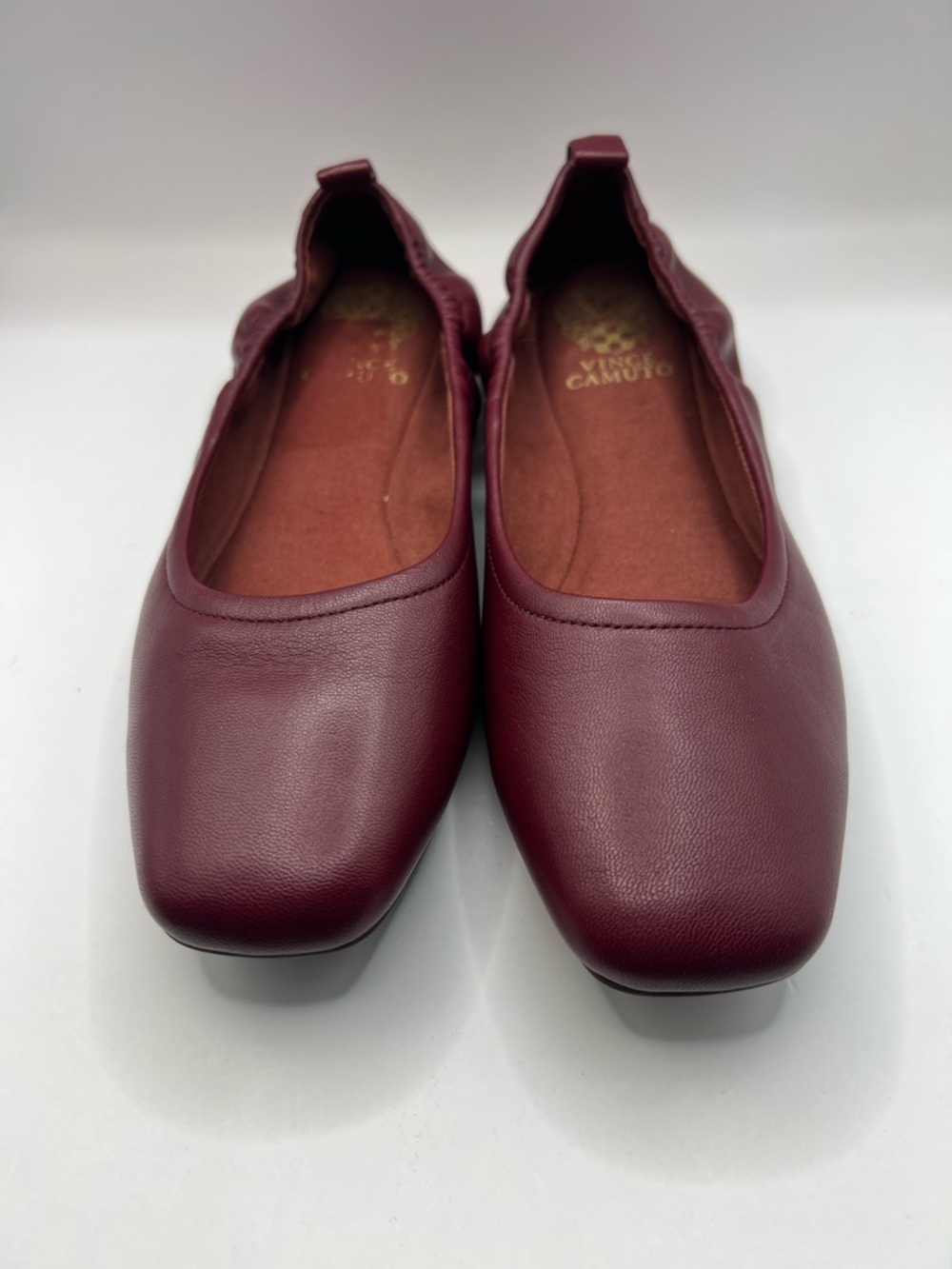Vince Camuto Women's Wine Square-Toe Slip-On Flats